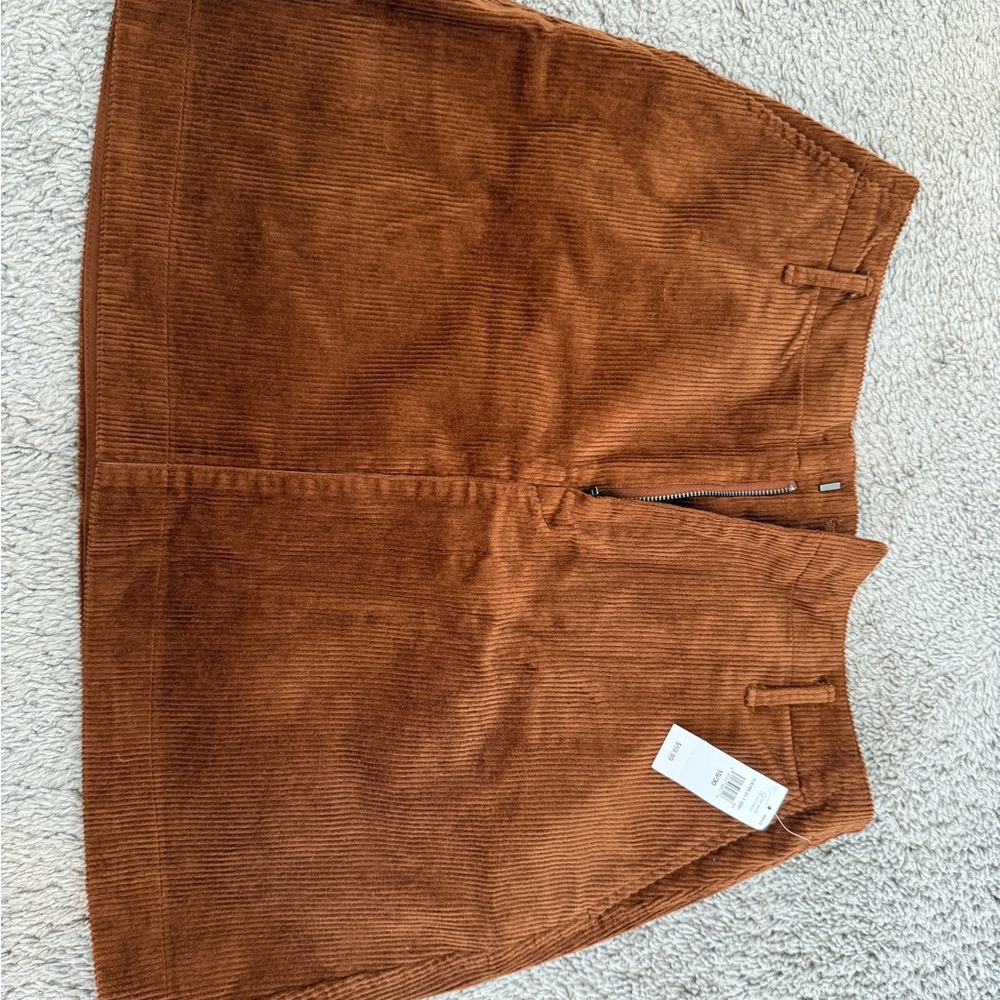 *NWT* Brown/Tan Gap Corduroy Skirt size 10